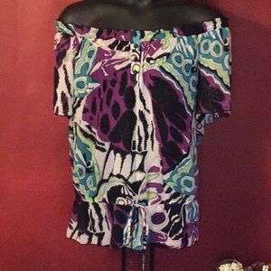 I.N. STUDIO WOMAN OFF THE SHOULDER TOP SIZE 3X